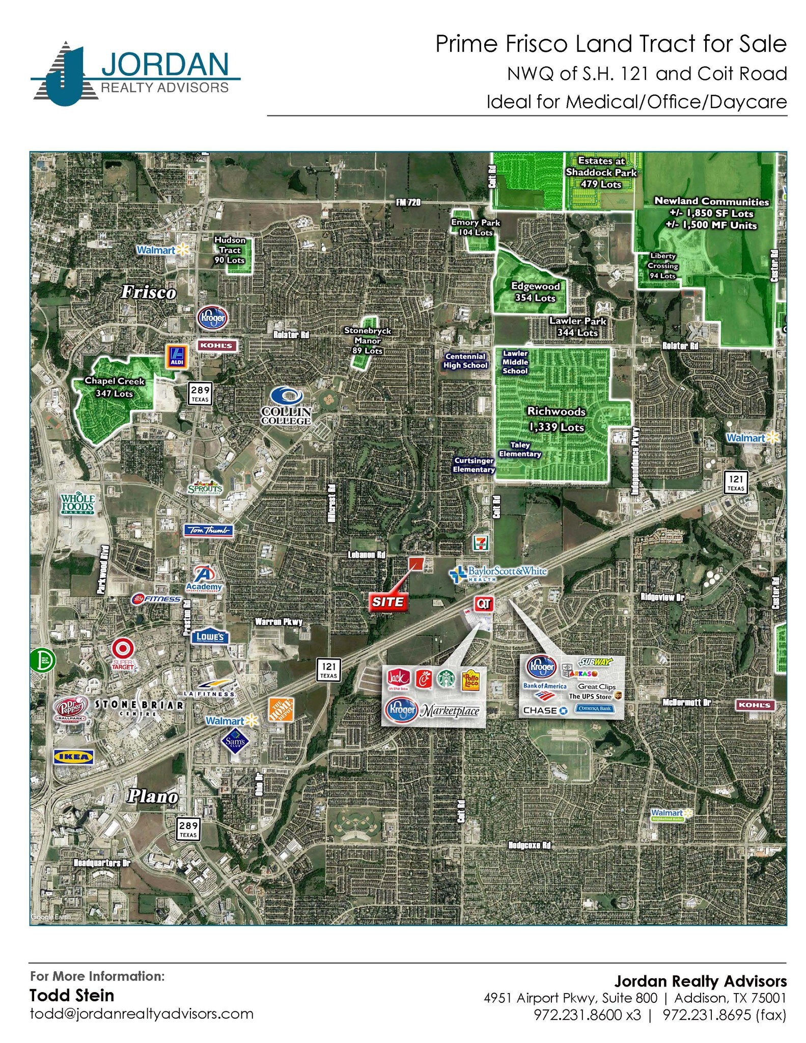 11777 Lebanon Rd, Frisco 75035 - NWQ of Coit Road and S.H. 121 in