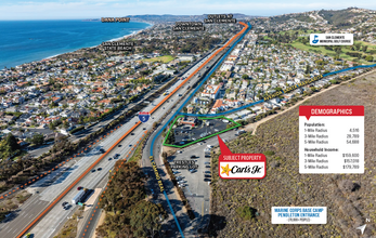 3929 S El Camino Real, San Clemente, CA - aerial  map view - Image1