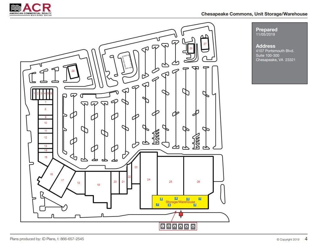 4107 Portsmouth Blvd, Chesapeake, VA for rent Site Plan- Image 1 of 1