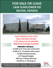 1634 Sunflower Rd, Salina, KS for sale Building Photo- Image 1 of 3