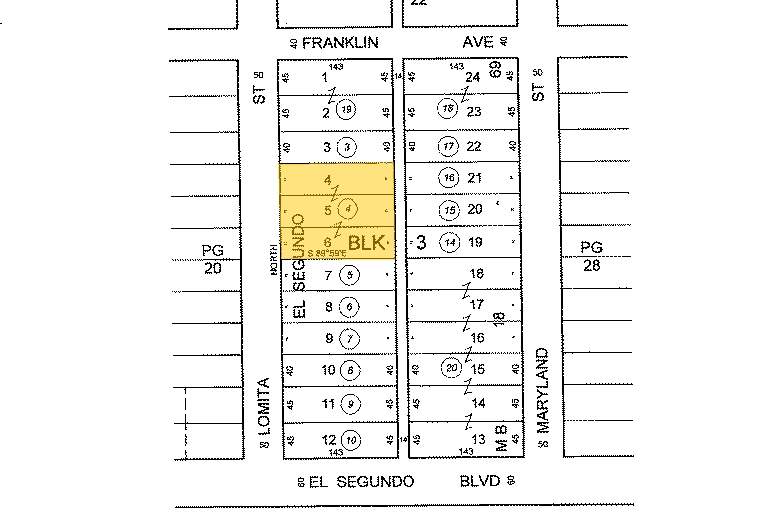 130 Lomita St, El Segundo, CA for rent - Plat Map - Image 2 of 42