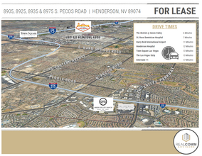 8925 S Pecos Rd, Henderson, NV - aerial  map view - Image1