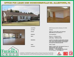 2490 Schoenersville Rd, Allentown, PA for rent Building Photo- Image 1 of 1