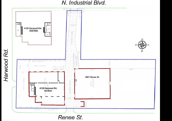 4120 Harwood Rd, Bedford, TX for rent - Site Plan - Image 3 of 3