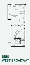 1508 Broadway W, Vancouver, BC for rent Floor Plan- Image 1 of 1