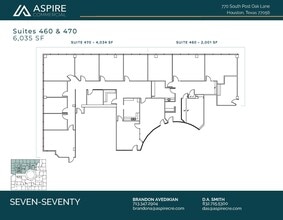 770 S Post Oak Ln, Houston, TX to rent Floor Plan- Image 2 of 3