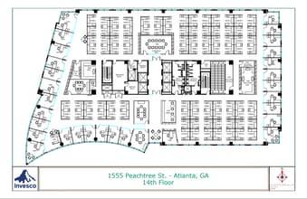 1555 Peachtree St, Atlanta, GA to rent Floor Plan- Image 1 of 1