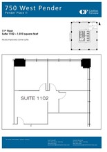 750 W Pender St, Vancouver, BC for rent Floor Plan- Image 1 of 1