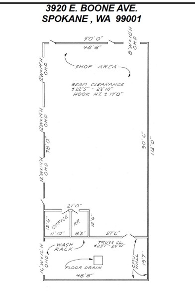 3920 E Boone Ave, Spokane, WA for sale - Floor Plan - Image 2 of 3