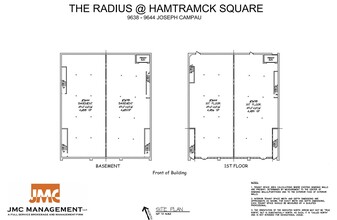 9638-9644 Joseph Campau St, Hamtramck, MI for rent Floor Plan- Image 2 of 3