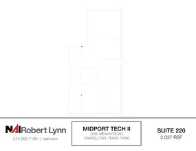 2550 Midway Rd, Carrollton, TX for rent Floor Plan- Image 1 of 2