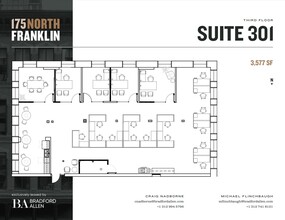 175 N Franklin St, Chicago, IL for rent Floor Plan- Image 1 of 2