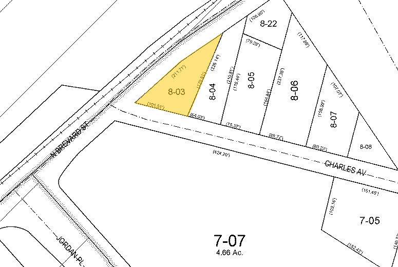 2604 N Brevard St, Charlotte, NC for sale - Plat Map - Image 3 of 8