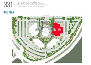 331 E Evelyn Ave, Mountain View, CA for rent Site Plan- Image 1 of 2