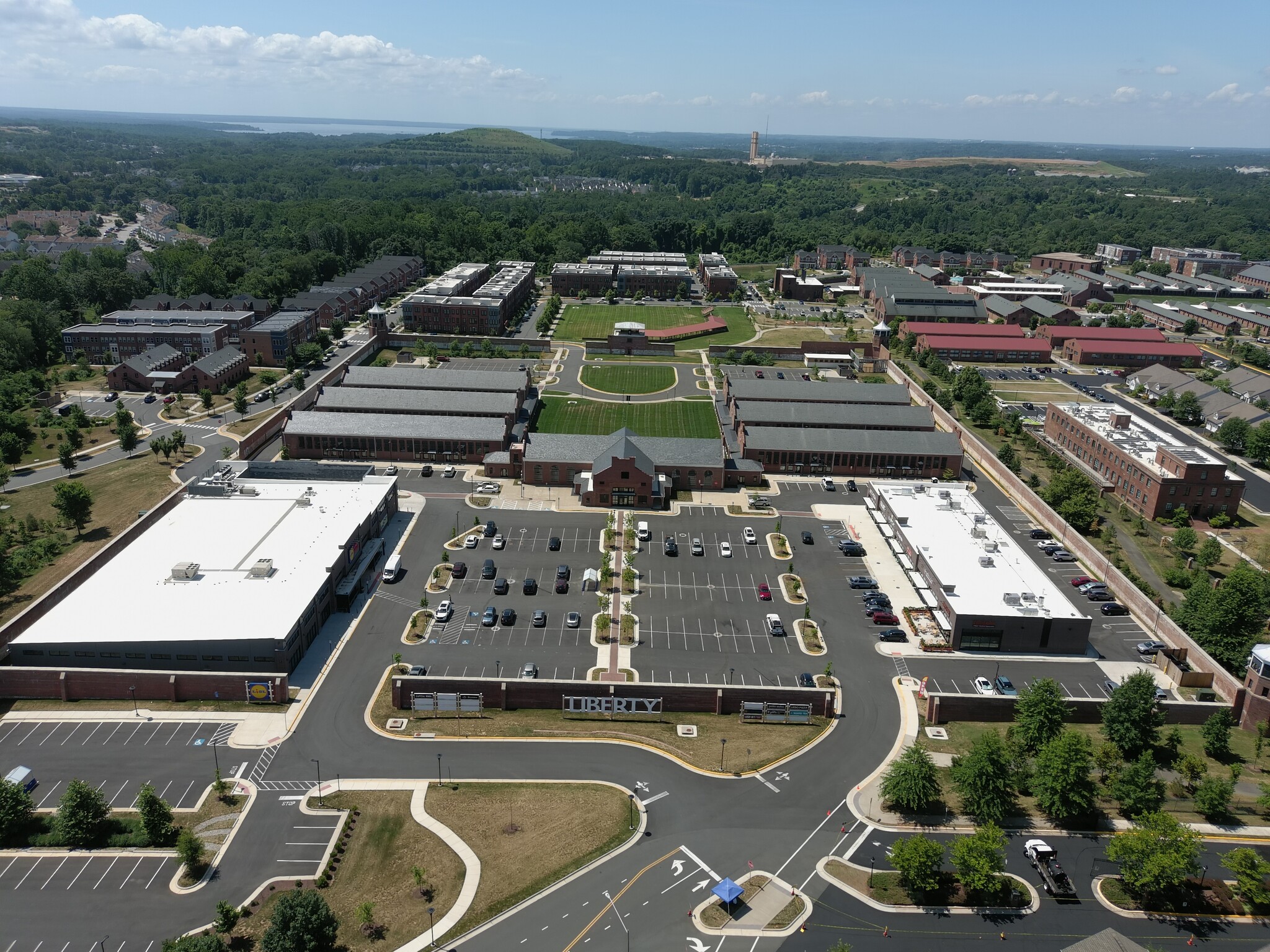 Intersection Of Silverbrook Rd & White Spruce Way, Lorton, VA for rent Aerial- Image 1 of 22