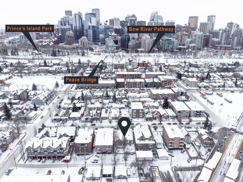 918 3 Av NW, Calgary, AB for sale - Aerial - Image 1 of 1
