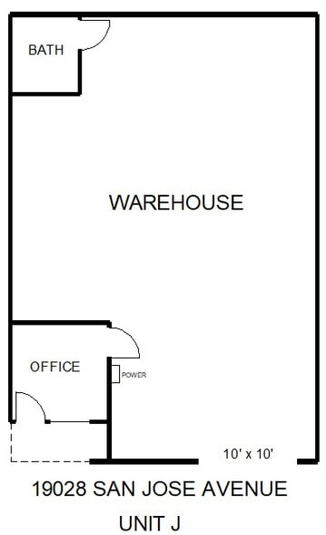 19028 E San Jose Ave, City Of Industry, CA for rent - Floor Plan - Image 2 of 6