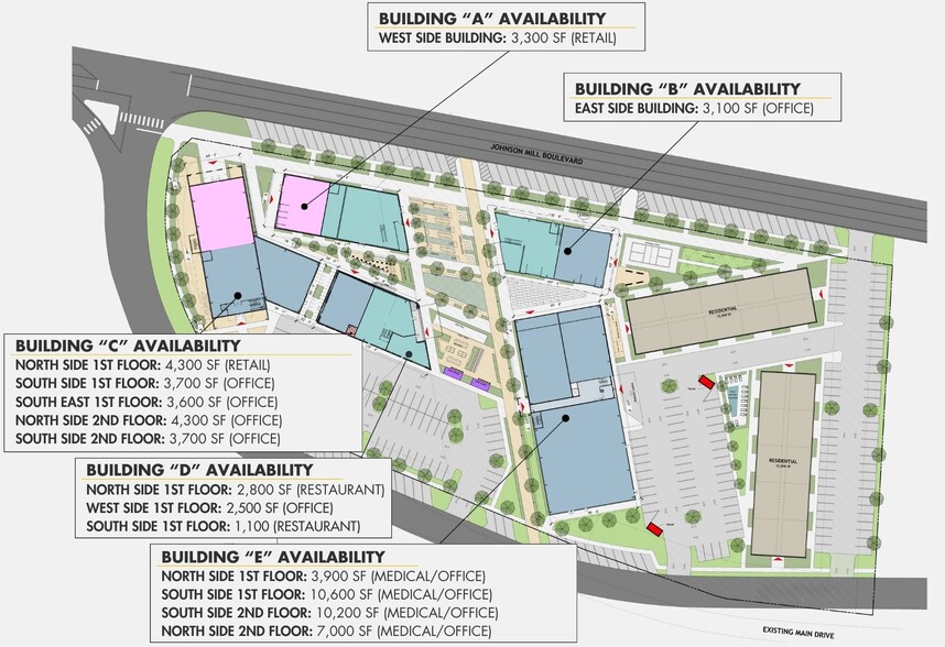 000 Johnson Mill Blvd, Fayetteville, AR for rent - Site Plan - Image 3 of 7