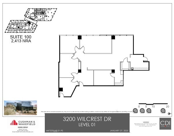 3200 Wilcrest Dr, Houston, TX to rent Floor Plan- Image 1 of 1