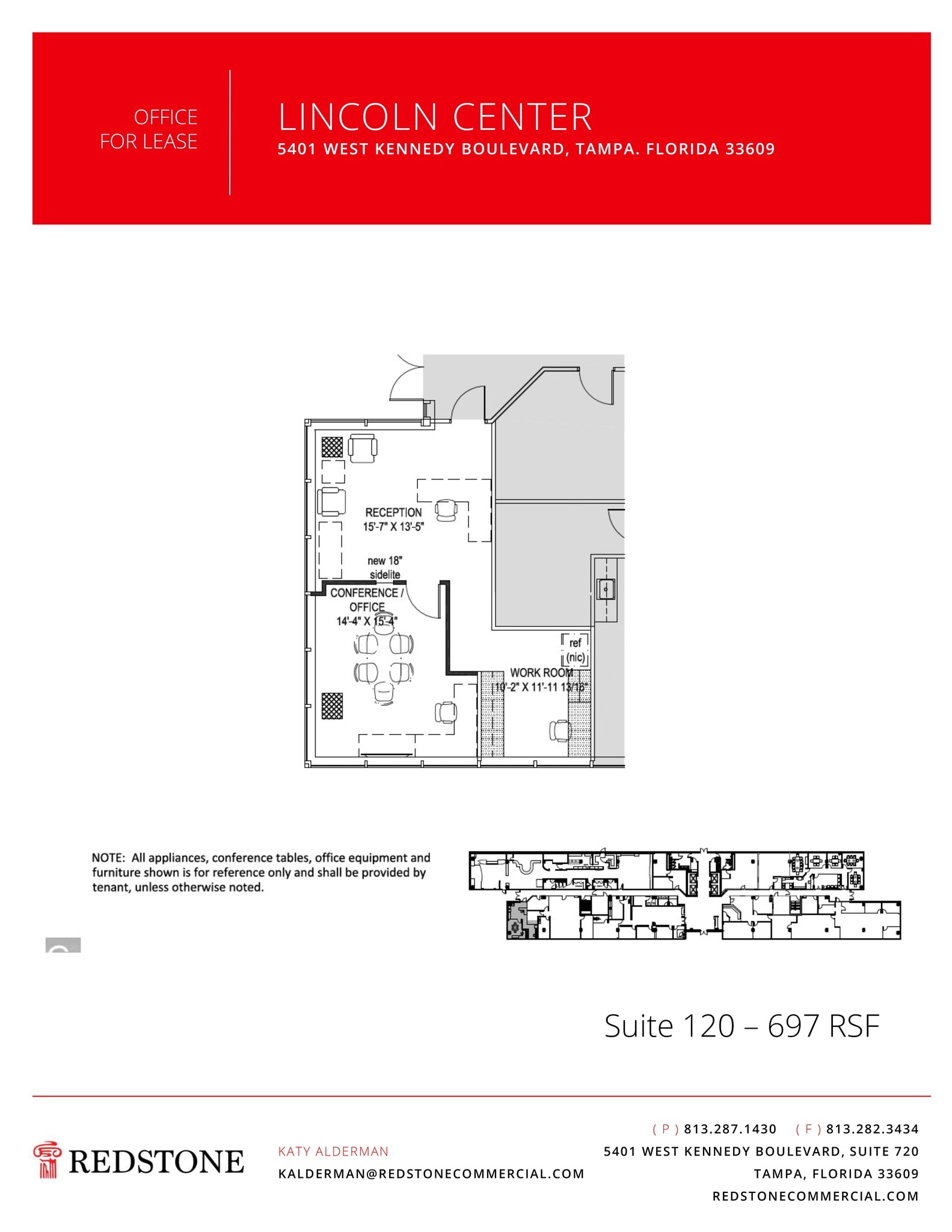 5401 W Kennedy Blvd, Tampa, FL to rent Site Plan- Image 1 of 1
