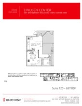 5401 W Kennedy Blvd, Tampa, FL to rent Site Plan- Image 1 of 1