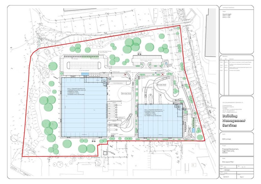 Leonard Way, Oldham for rent - Site Plan - Image 2 of 2