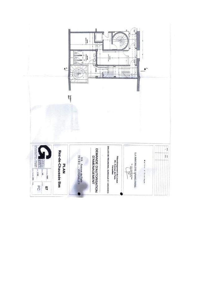 98 Ter Avenue De Paris, Versailles, YVE 78000 -  -  - Floor Plan - Image 2 of 6