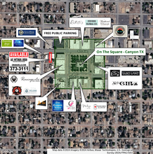 1404 4th Ave, Canyon, TX - aerial  map view