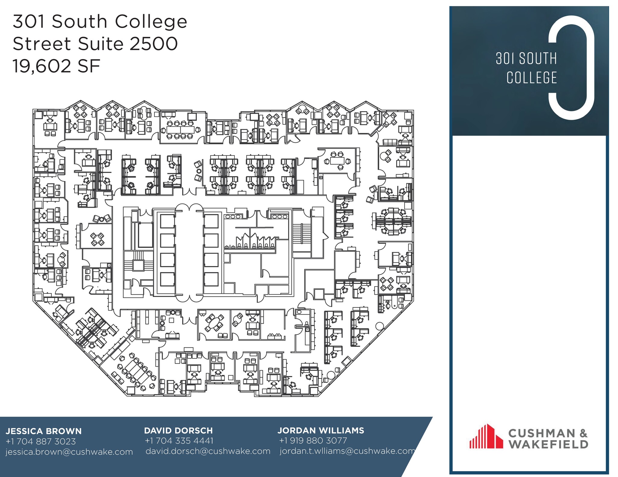 301 S College St, Charlotte, NC for rent Floor Plan- Image 1 of 1