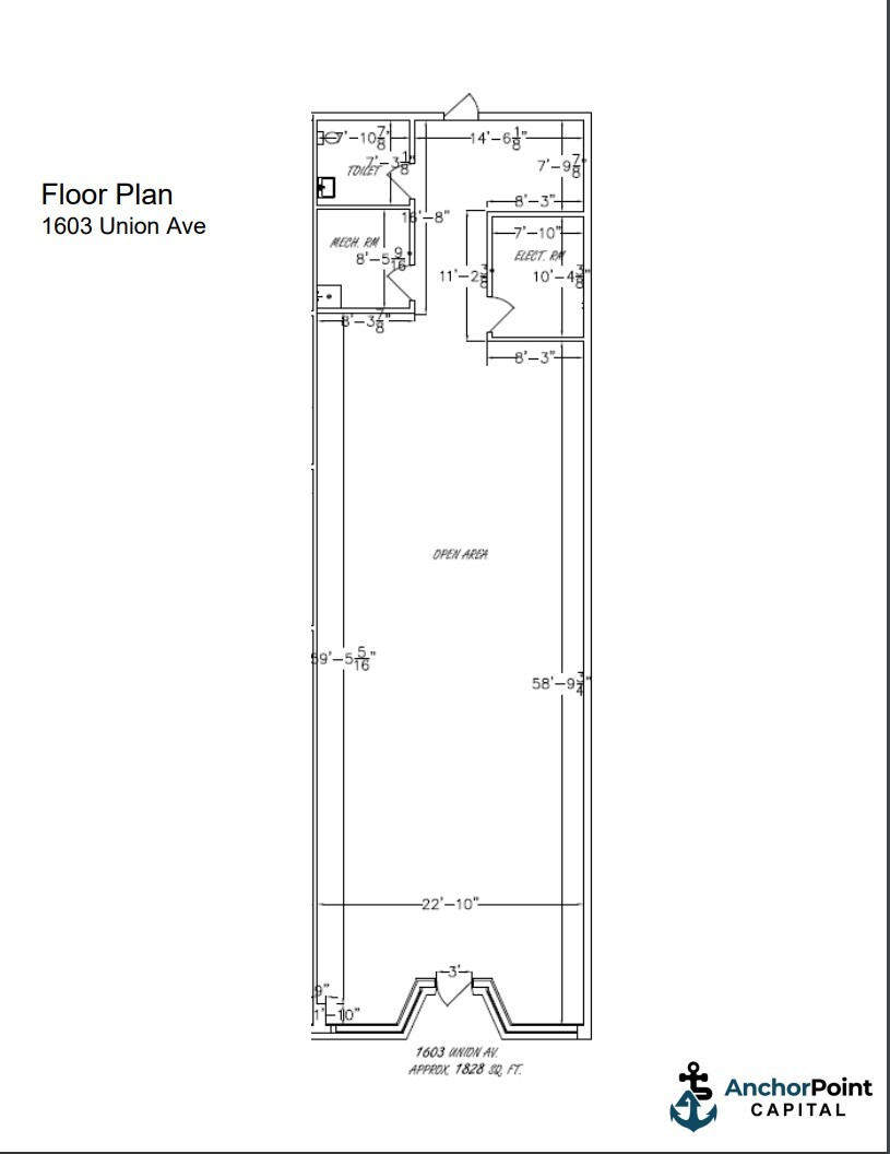 1603 Union Ave, Memphis, TN for rent Floor Plan- Image 1 of 1