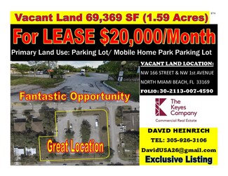 More details for NW 166th St, North Miami Beach, FL - Land for Rent