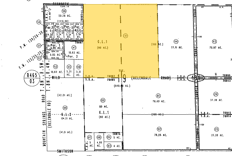 Wild Rd, San Bernardino, CA for sale - Plat Map - Image 1 of 1