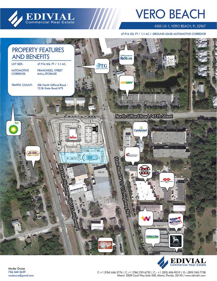 45th St Gifford, Vero Beach 32960 45th st & us 1 No1 next to Wawa