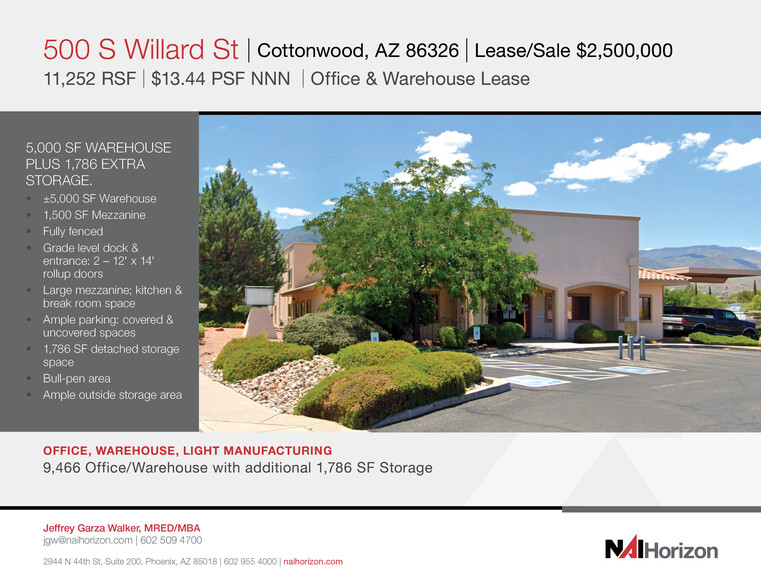 500 S Willard St, Cottonwood, AZ for sale - Building Photo - Image 1 of 45