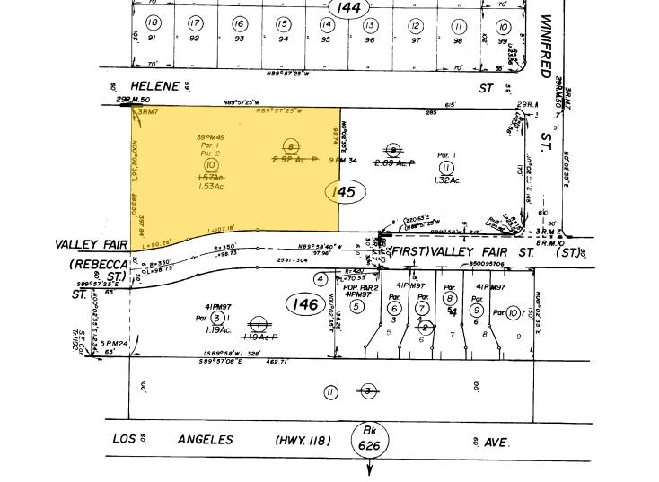 4195-4225 Valley Fair St, Simi Valley, CA for rent - Plat Map - Image 3 of 8