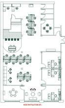 600 W Fulton St, Chicago, IL for rent Floor Plan- Image 1 of 1