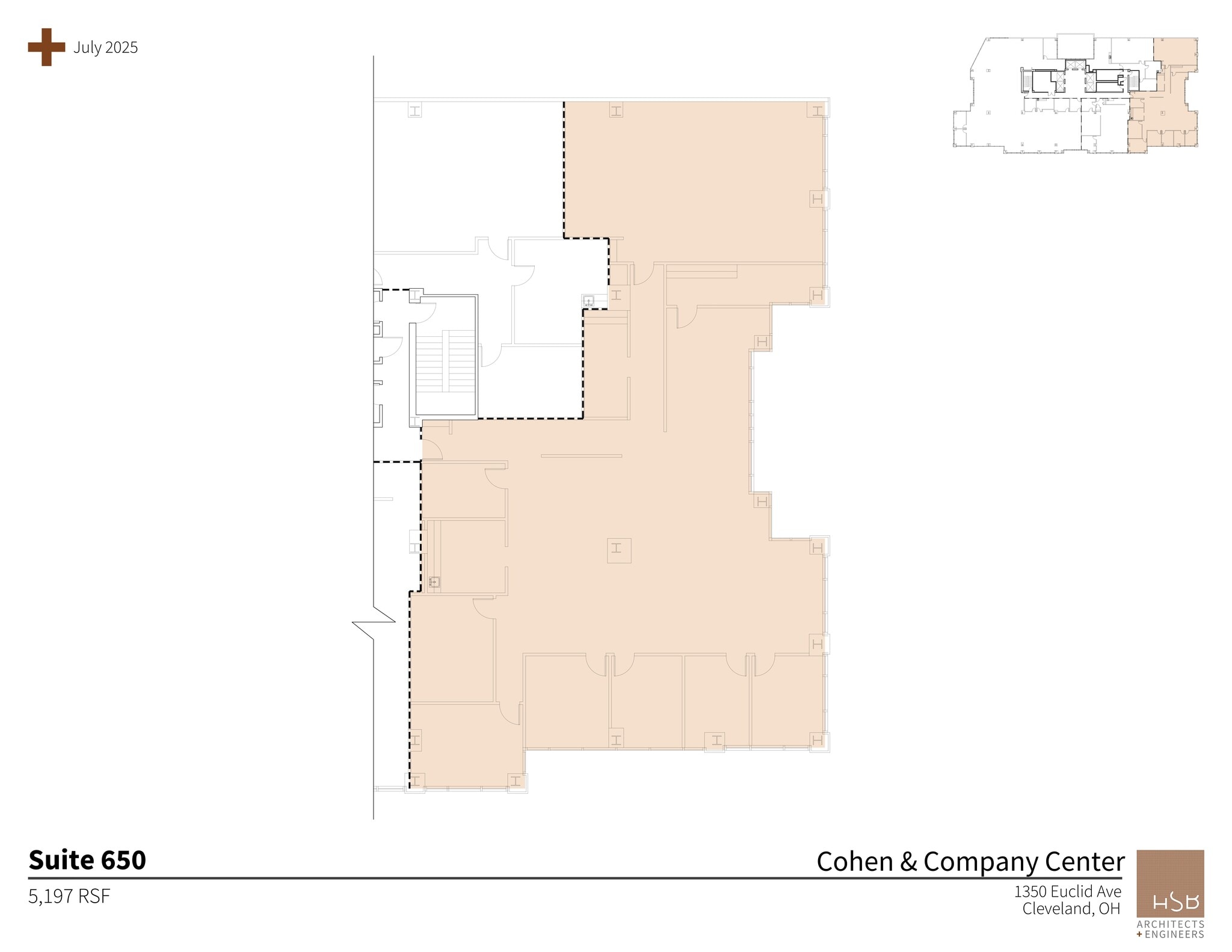 1350 Euclid Ave, Cleveland, OH to rent Site Plan- Image 1 of 1