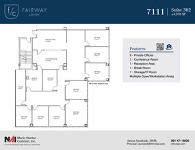 7108-7121 Fairway Dr, Palm Beach Gardens, FL to rent Floor Plan- Image 1 of 12