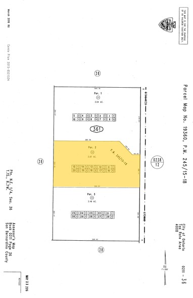 1550 Milliken Ave, Ontario, CA for rent - Plat Map - Image 2 of 3