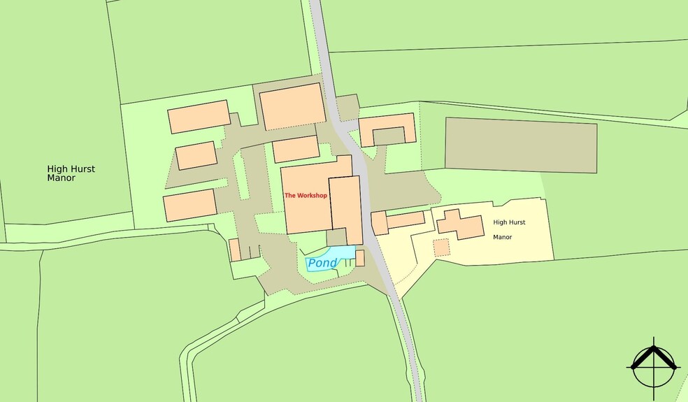 Burnt House Ln, Cowfold to rent - Site Plan - Image 2 of 2