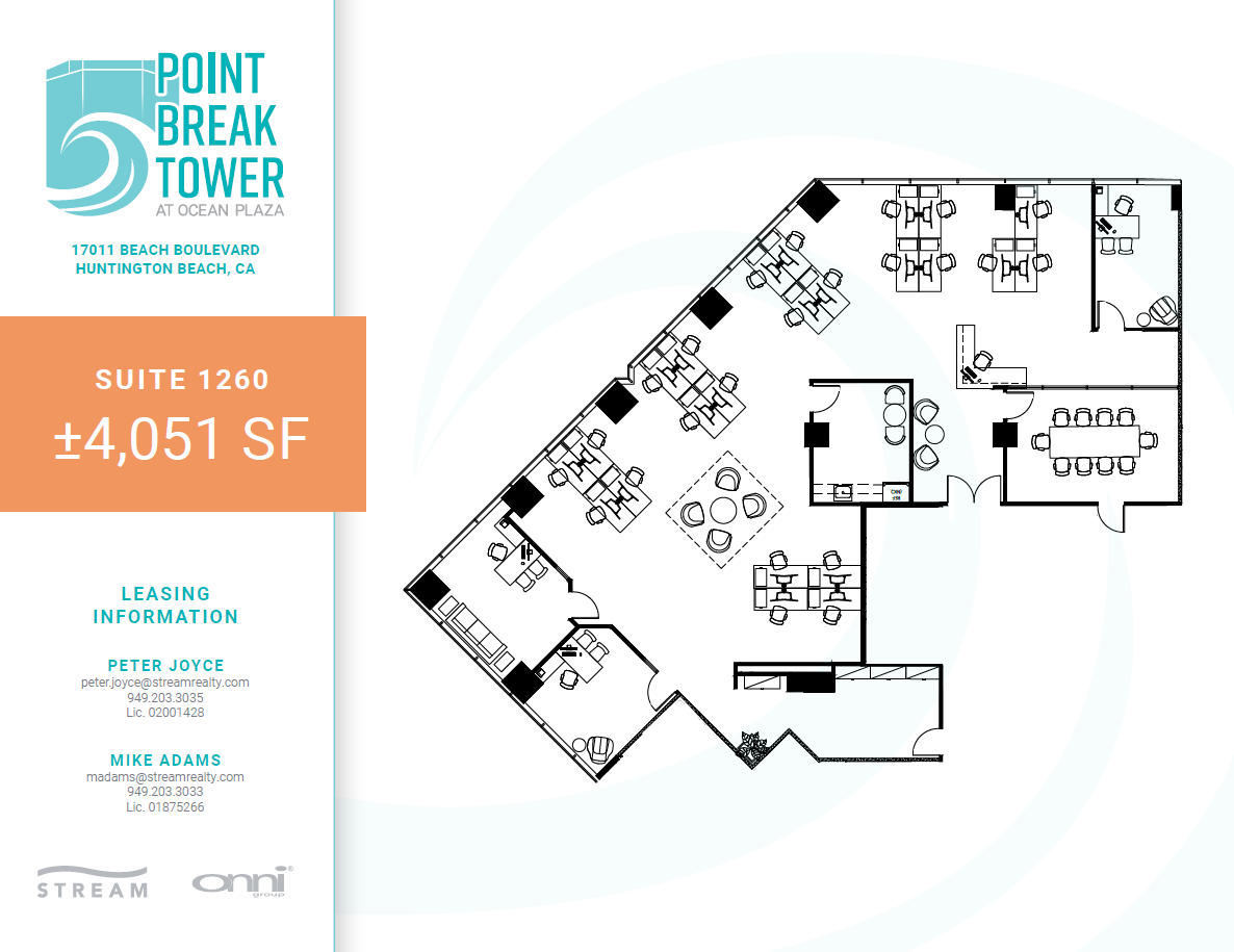 17011 Beach Blvd, Huntington Beach, CA for rent Floor Plan- Image 1 of 2