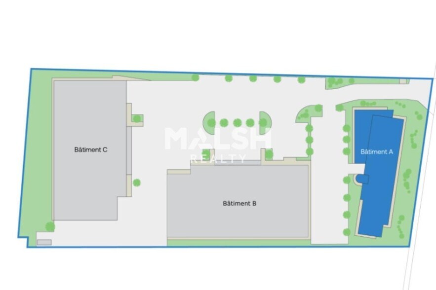 Office in Saint-Priest to rent - Site Plan - Image 3 of 4