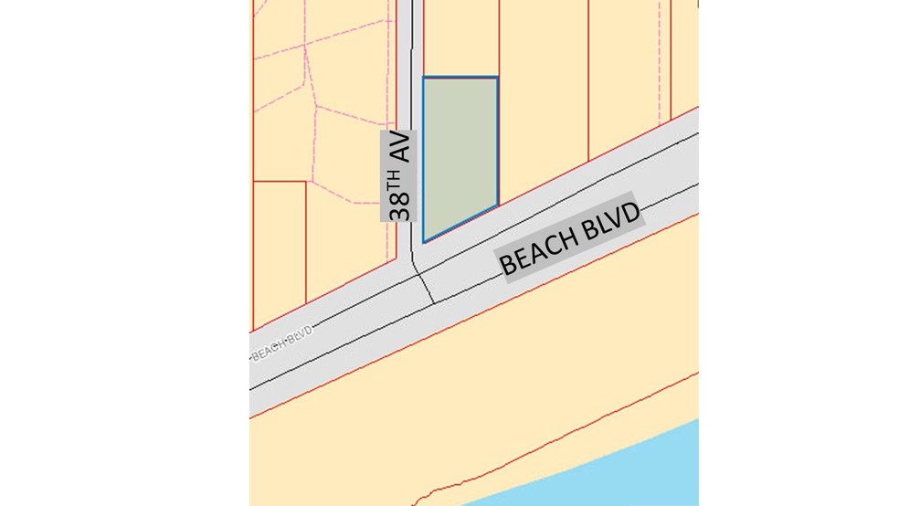 3730 Beach Blvd, Gulfport, MS for sale - Plat Map - Image 2 of 3