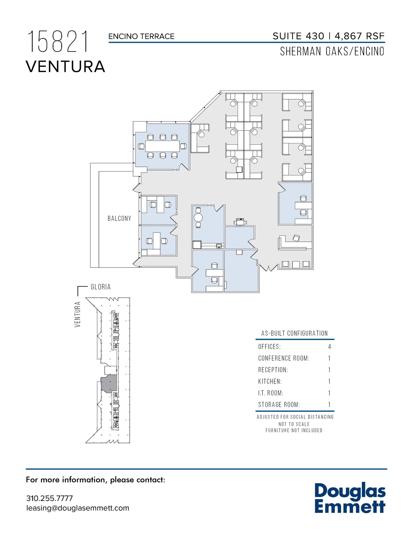 15821 Ventura Blvd, Encino, CA to rent Floor Plan- Image 1 of 1