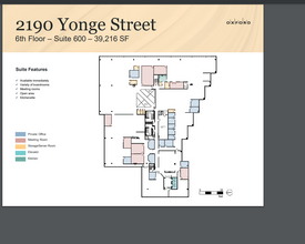 2190 Yonge St, Toronto, ON for rent Floor Plan- Image 1 of 1