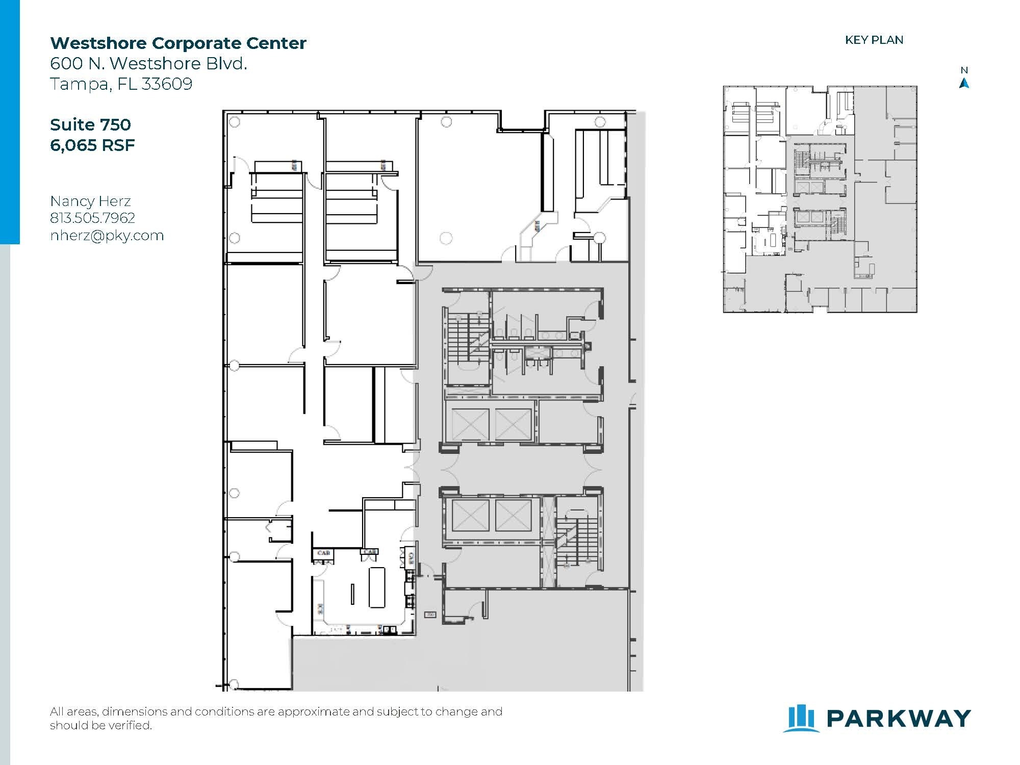 600 N Westshore Blvd, Tampa, FL to rent Floor Plan- Image 1 of 4