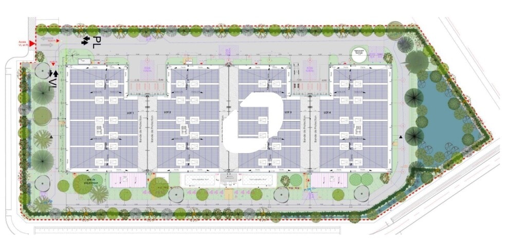 Industrial in Puiseux-en-France to rent - Site Plan - Image 3 of 6