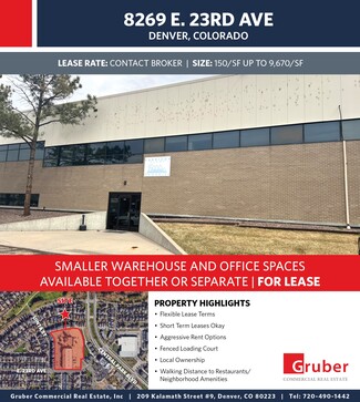 More details for 8269 E 23rd Ave, Denver, CO - Multiple Space Uses for Rent