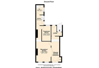 38 Glumangate, Chesterfield to rent Floor Plan- Image 1 of 1