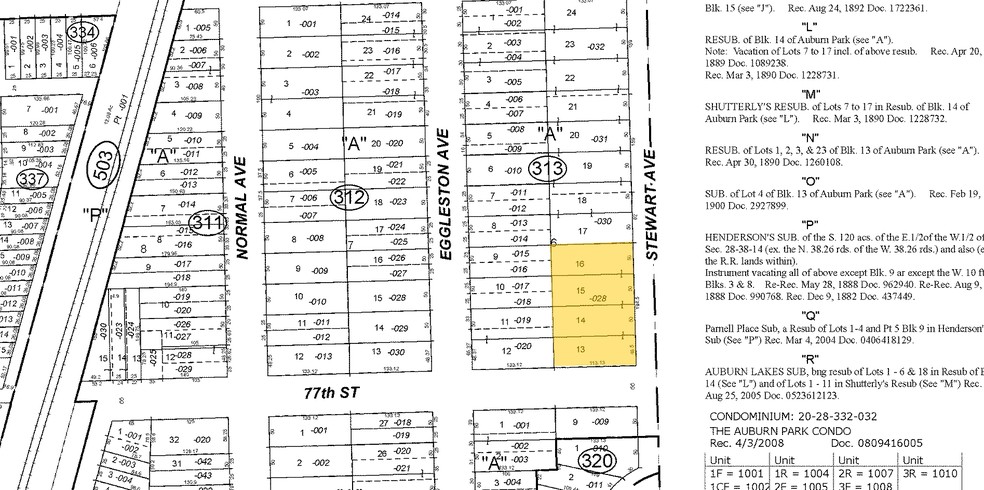 7640 S Stewart Ave, Chicago, IL for sale - Plat Map - Image 2 of 2